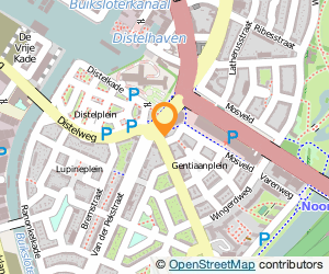 Bekijk kaart van OBA Van der Pek  in Amsterdam
