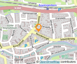 Bekijk kaart van Melinda`s salon in Appingedam