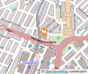 Bekijk kaart van Bureau Zuidplein in Rotterdam