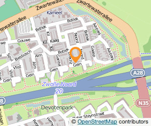 Bekijk kaart van RLH Schilderwerken en Afbouw  in Zwolle