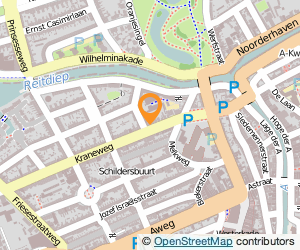 Bekijk kaart van H.J. Buring t.h.o.d.n. Cigo Kraneweg in Groningen