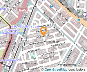 Bekijk kaart van Motormarkt 'De Jordaan' V.O.F.  in Amsterdam