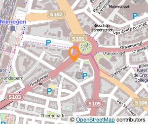 Bekijk kaart van Praktijk Hoefnagels  in Nijmegen
