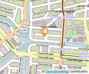 Bekijk kaart van Antiquariaat J.A.J. Streppel  in Amsterdam