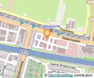 Bekijk kaart van sport centrum Alblasserwaard  in Sliedrecht