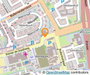 Bekijk kaart van St.Oogziekenhuis Rotterdam, locatie Reinier de Graaf Groep in Delft