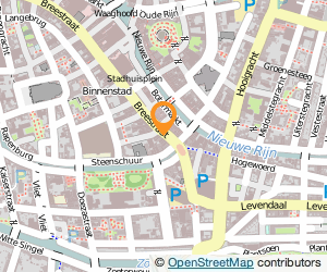 Bekijk kaart van Steakhouse/Grillroom De Sinai  in Leiden