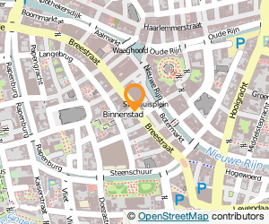 Bekijk kaart van Restaurant Burgerzaken  in Leiden