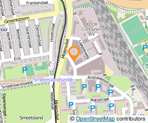 Bekijk kaart van Roteb Reinigingsbedrijf Zuid  in Rotterdam