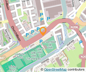 Bekijk kaart van Leidse Tafeltennisvereniging 'Scylla' in Leiden