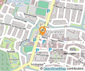Bekijk kaart van Handelsonderneming in Franeker
