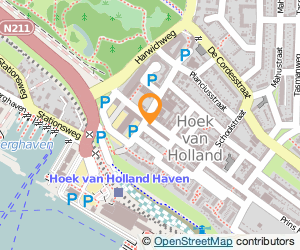 Bekijk kaart van Chinees Indisch Specialiteiten Restaurant Ocean City in Hoek Van Holland