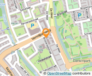 Bekijk kaart van Wijkgebouw Bristolroodstraat in Zaandam