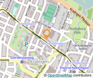 Bekijk kaart van Hubo Kralingen in Rotterdam