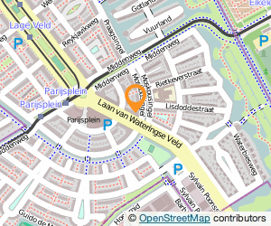 Bekijk kaart van Metsel & Onderhoudsbedrijf Velgersdijk in Den Haag