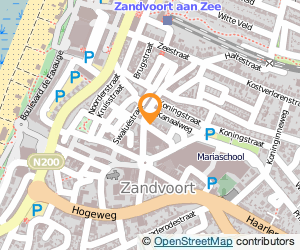 Bekijk kaart van V.O.F. IJssalon 'San Remo' in Zandvoort