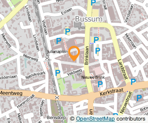 Bekijk kaart van Juweliersbedrijf J. Brandligt  in Bussum