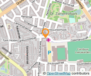 Bekijk kaart van Kapsalon & Schoonheidssalon De Oosthoek in Leeuwarden