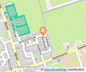 Bekijk kaart van Aannemingsbedrijf B. Eikelenboom in Boornbergum