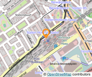 Bekijk kaart van Rijwielshop Hollands Spoor in Den Haag