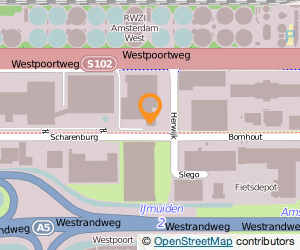 Bekijk kaart van Heineken Groothandel in Amsterdam