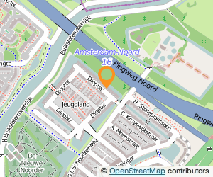 Bekijk kaart van Schilder- en Afwerkingsbedrijf Rossewij in Amsterdam