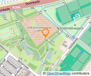 Bekijk kaart van Volkstuinvereniging Lusthof  in Rotterdam