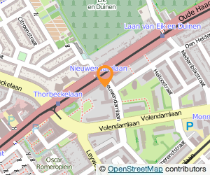 Bekijk kaart van Dames- en Herenkapsalon Wellness in Den Haag
