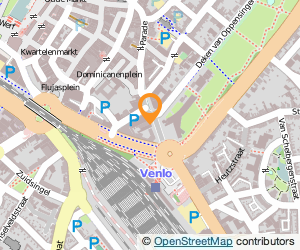 Bekijk kaart van Stationshotel  in Venlo