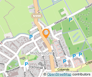 Bekijk kaart van Administratiekantoor P & O.B.V. in Middelstum