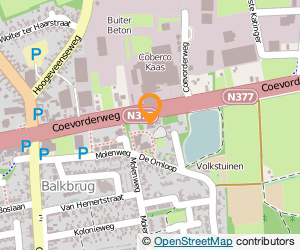 Bekijk kaart van Garage Altena en Zoon in Balkbrug