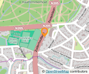 Bekijk kaart van Regio Zd-Kennemerland loc. Zuiderhoutlaan in Haarlem