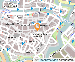 Bekijk kaart van Café de Gezelligheid  in Zwolle
