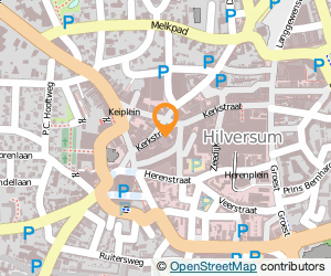Bekijk kaart van Cosmo Hairstyling in Hilversum