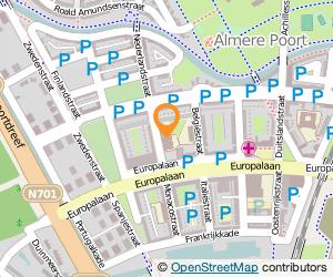 Bekijk kaart van Partou Theaterkater in Almere