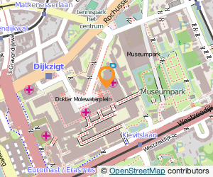 Bekijk kaart van Erasmus MC - Sophia kinderziekenhuis in Rotterdam