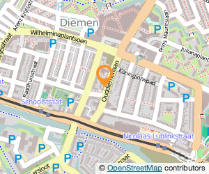 Bekijk kaart van Bed & Breakfast Diemerbrug  in Diemen