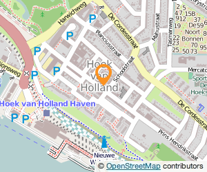 Bekijk kaart van Sociaal Pension Hoek van Holland in Hoek Van Holland