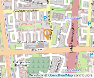 Bekijk kaart van VVE winkel-/woongebouw Generaal Coenderslaan 11-53 in Eindhoven