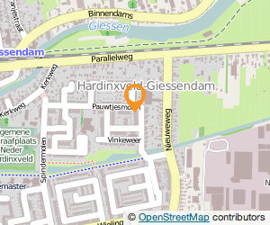 Bekijk kaart van Kaashandel Willem Bakker  in Hardinxveld-Giessendam