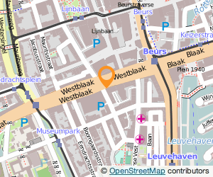 Bekijk kaart van Apotheek Westblaak  in Rotterdam