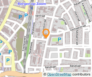 Bekijk kaart van Supermarkt Oranje 12 in Bergen op Zoom