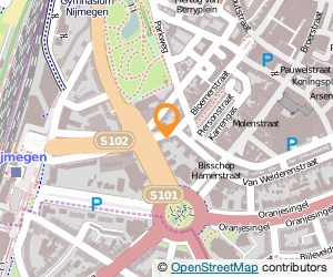 Bekijk kaart van Dispuut Elegast  in Nijmegen