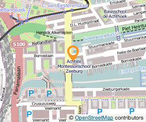 Bekijk kaart van Gezondheidscentrum Zeeburg  in Amsterdam