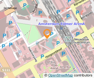 Bekijk kaart van Loungebar & Restaurant Vanzz B.V. in Amsterdam Zuidoost