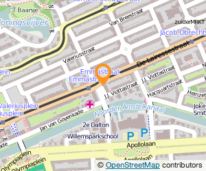 Bekijk kaart van Chez Vous Coiffures  in Amsterdam
