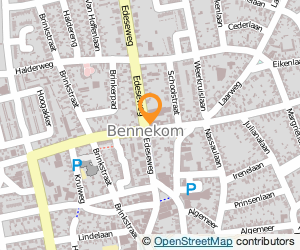 Bekijk kaart van W.J. van Beek Makelaardij  in Bennekom