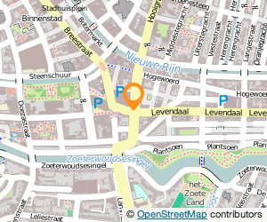 Bekijk kaart van Wijvekate Wervende Teksten O.A. in Leiden