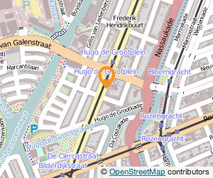 Bekijk kaart van Coffeeshop Hugo de Groot  in Amsterdam