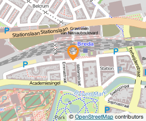 Bekijk kaart van Subway in Breda
